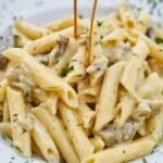 Creamy white sauce pasta