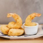 Fried jumbo prawn
