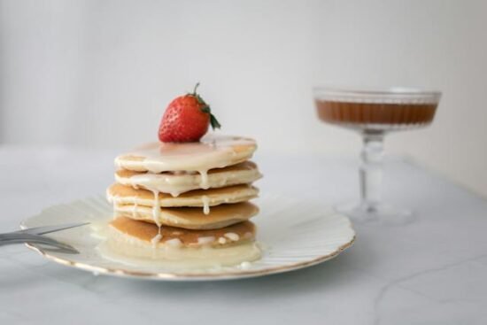 Strawberry pancake