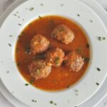 Sweet and sour prawn ball curry